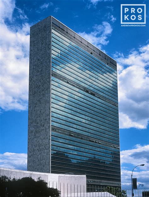 View Of The United Nations Secretariat Fine Art Photo By Andrew Prokos