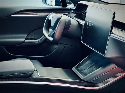 Inside Of Tesla Car