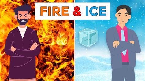 Fire And Ice Class 10 Animation Explanation Youtube