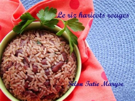 Le riz haricots rouges la spécialité guadeloupéenne