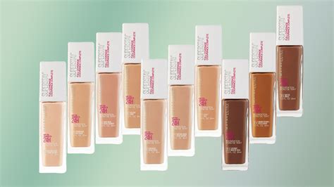 Maybelline superstay full coverage foundation shades Maybelline SuperStay Foundation Is 2018's Top-Selling ...