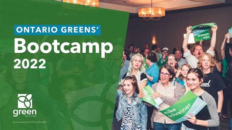 Ontario Greens Bootcamp 2022 Green Party Of Ontario