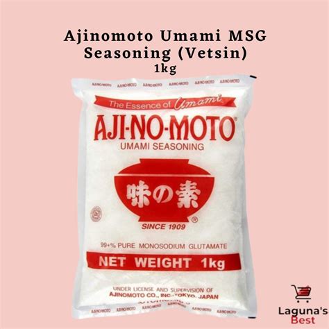 Ajinomoto Umami Msg Seasoning Vetsin 1kg Shopee Philippines