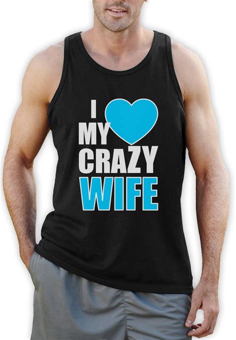 I Love My Crazy Wife Singlet Matching Couple For Valentines Day