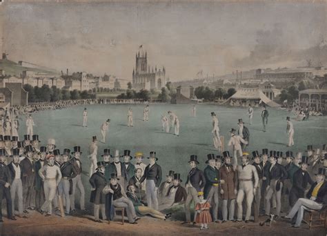 The Cricket Match Between Sussex Kent At Brighton Similar Period
