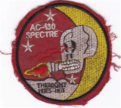 Usaf Ac 130 Spectre Gunship Special Operations Vietnam Patch 7 999