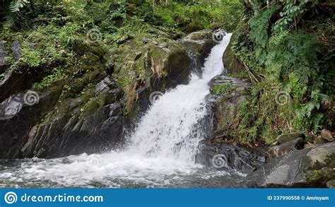 Waterfall In The Bulusaraung Karst Area Pangkep Indonesia Beautiful