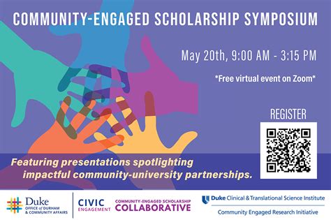 Community Engaged Scholarship Symposium Duke Clinical And
