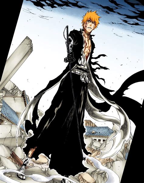 Just Really Badass Colored Manga Image Of Ichigo Being The Goat Rbleach