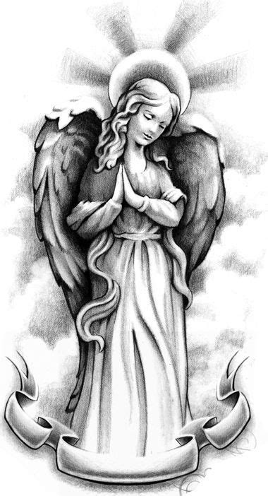 Praying Angel Tattoo Designs