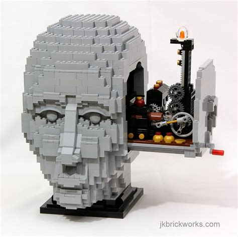 the engineer by jk brickworks pimped from flickr robot lego lego art legos lego mini