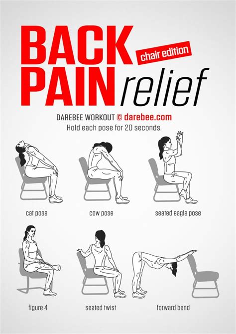 How To Unlock Hip Flexor Chair Exercises For Back Pain Relief