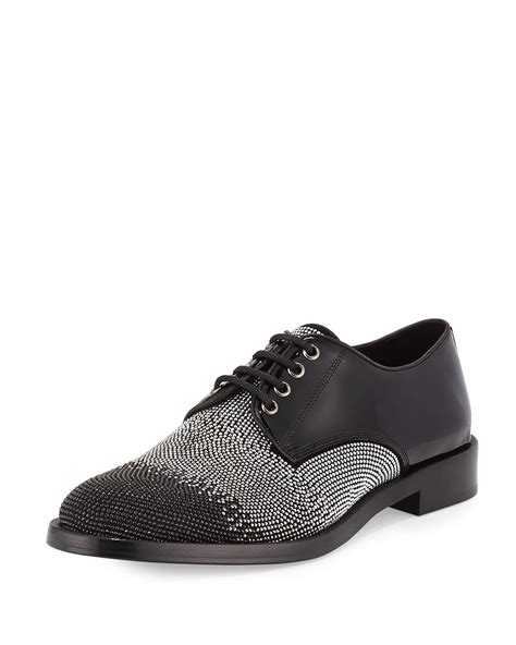 Shop our designer clothing, shoes, and accessories sale at neiman marcus. Jimmy choo Degrade Studded Lace-up Shoe in Metallic for ...