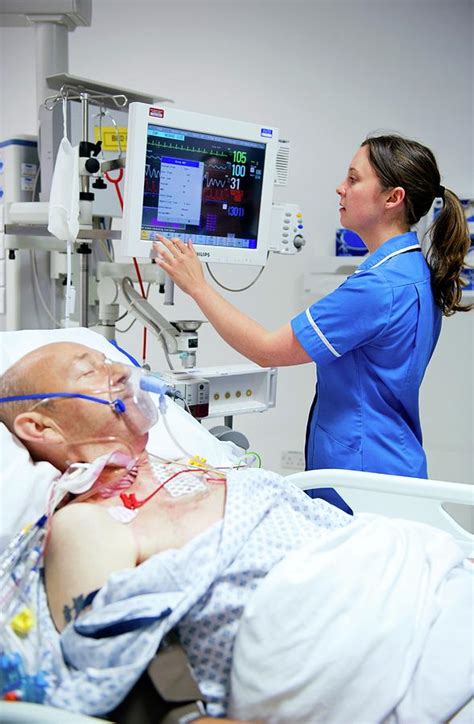 Intensive Care Patient Photograph By Lth Nhs Trustscience Photo