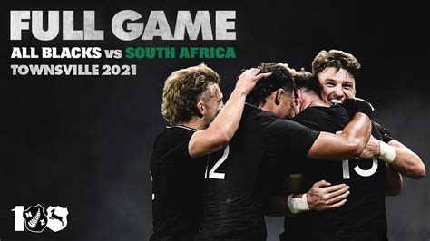 Full Game All Blacks V South Africa Townsville Youtube