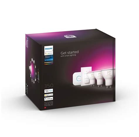 Philips Hue Color Gu10 Spotlight Starter Kit With 3 Bulbs Günstig