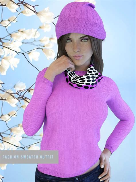 X Fashionsweater Outfit For Genesis 3 Females Render State