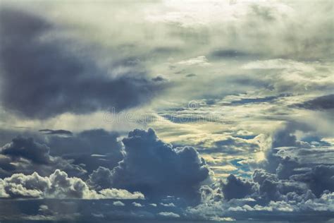 Cumulus Clouds Before The Rain Stock Photo Image Of Background