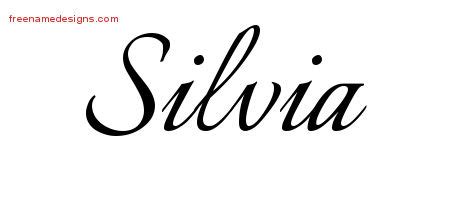 Silvia Archives Free Name Designs