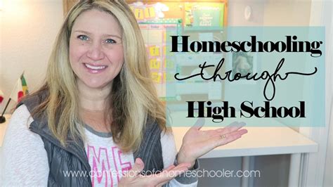 Tip Tuesday Homeschooling Through High School Confessions Of A