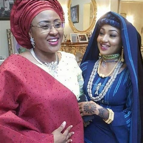 First Photos Buhari’s Daughter Zahra And Ahmed Indimi’s Kamu Traditional Wedding
