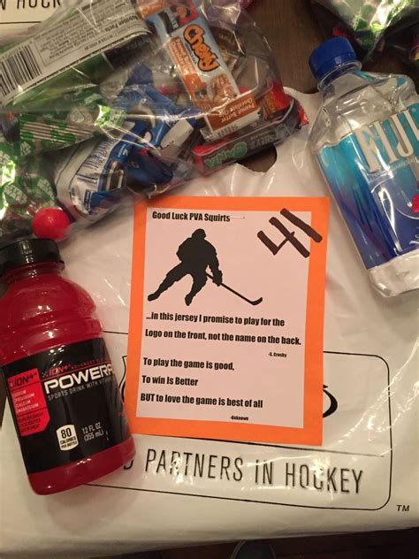 Hockey Tournament Goodie Bag Ideas Ferien Zum Ausdrucken