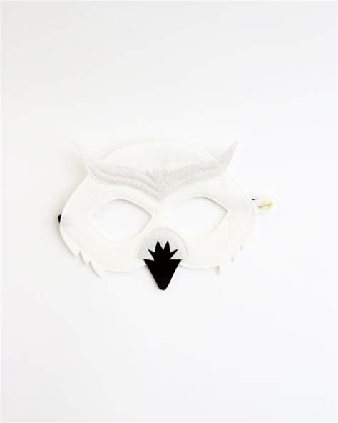 Felt Snowy Owl Mask Momkind