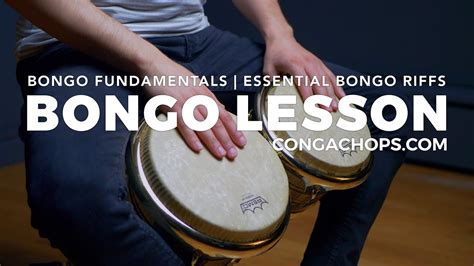 how to play bongos bongo lesson essential bongo riffs youtube