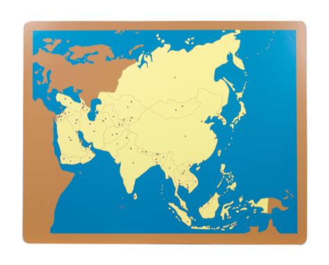 Montessori Materials Four Maps Of Asia With Cabinet Country Capital
