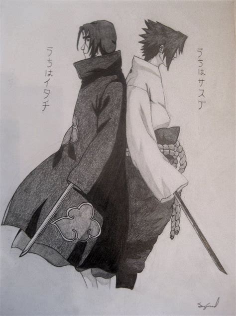 Itachi And Sasuke Drawing By Suki Cosplay Sasuke Drawing