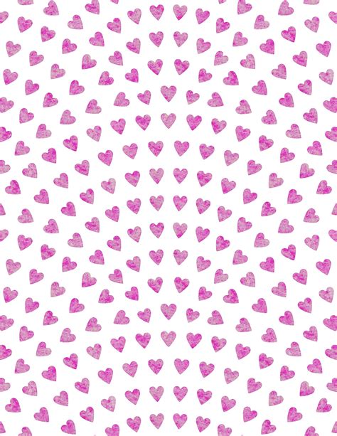 Pink Hearts T Wrap Paper T Wrapping