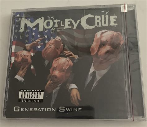 Motley Crue Generation Swine Explicit Lyrics Promo Punch Cd New