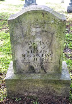 Martha Catherine Albertson Batts Homenaje De Find A Grave