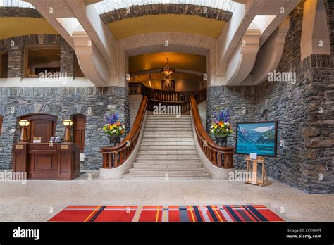 Interior Of The Fairmont Banff Springs Hotel Banff Alberta Canada