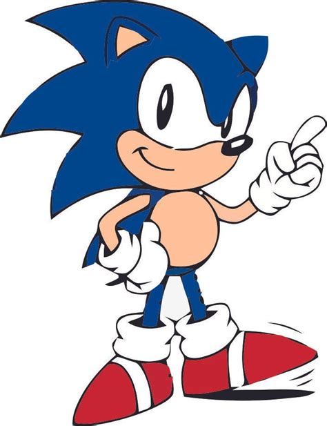 Sonic The Hedgehog Classic Video Game Show Cartoon Movie Character Wall