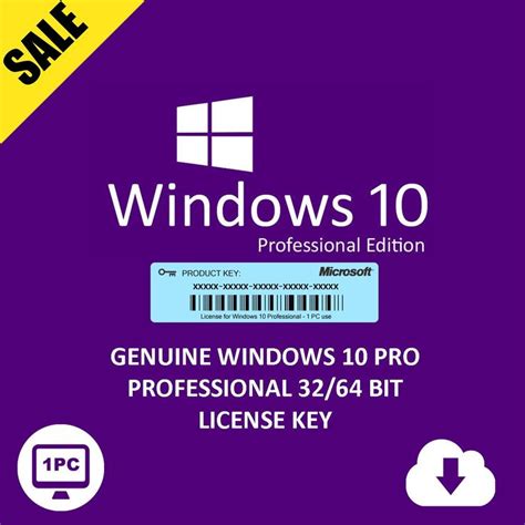 Windows 10 Home Lifetime Product Key Retail License 32 64 Bits