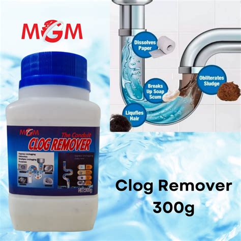 mgm clog remover powerful drain pipe basin cleaner clogged drainage