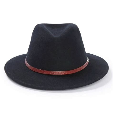 Stetson Mens Cromwell Crushable Wool Felt Outdoor Fedora Hat Colors