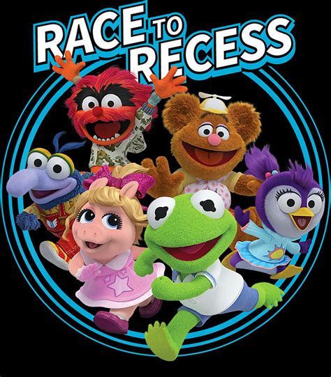 Muppet Babies Race To Recess Poster Hippie Painting By Joe Taylor Pixels