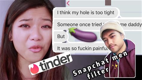 Catfishing On Tinder With Snapchat Men Filter Malaysia Edition YouTube