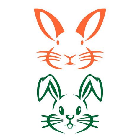 Use them for crafts, stencils, and more. Bunny Nose Face Cuttable Design