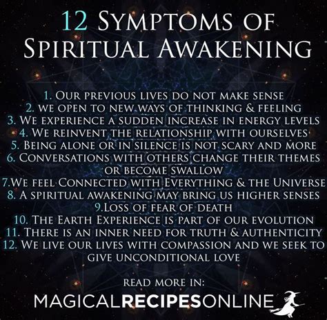 12 Symptoms Of Spiritual Awakening Spiritual Awakening Signs