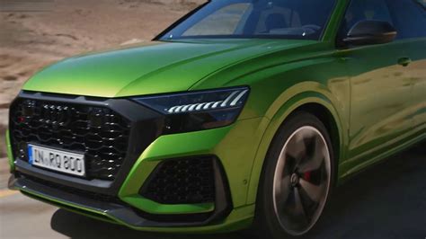 2020 Audi Rs Q8 Style Exterior Interior Driving Java Green Youtube