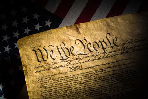 Una Copia De La Constitución De Los Estados Unidos De América Imagen De