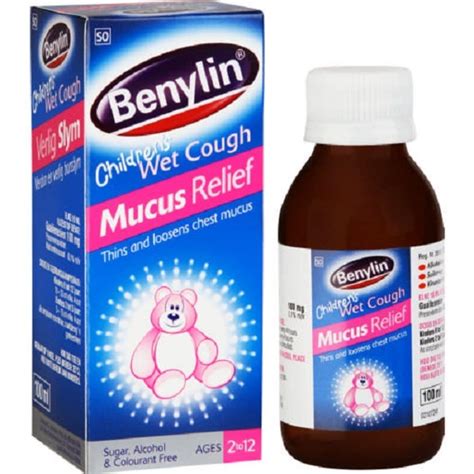 Benylin Childrens Wet Cough Mucus Relief 100ml Asset Pharmacy