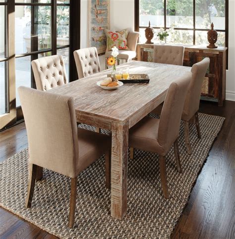 Hampton Teak Wood Farmhouse Dining Room Table 60 Zin Home