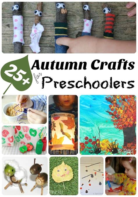 Autumn Crafts For Preschoolers Red Ted Arts Blog
