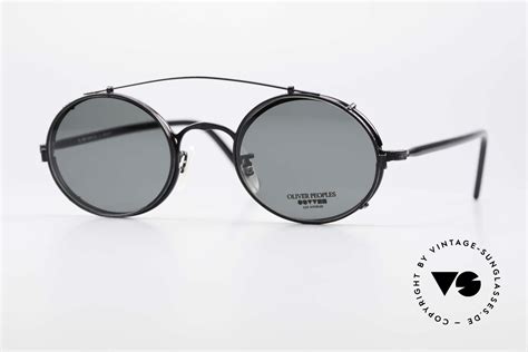 Sunglasses Oliver Peoples 68mbk Vintage Frame Sun Clip On