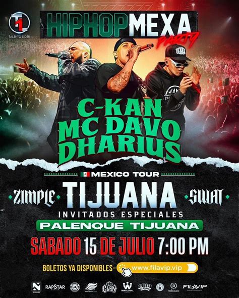 C Kan Mc Davo Y Dharius En Tijuana 2023 Tijuana Eventos Conciertos