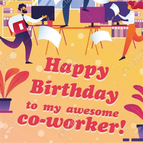 60 Cool Birthday Wishes For Coworker Birthday Images